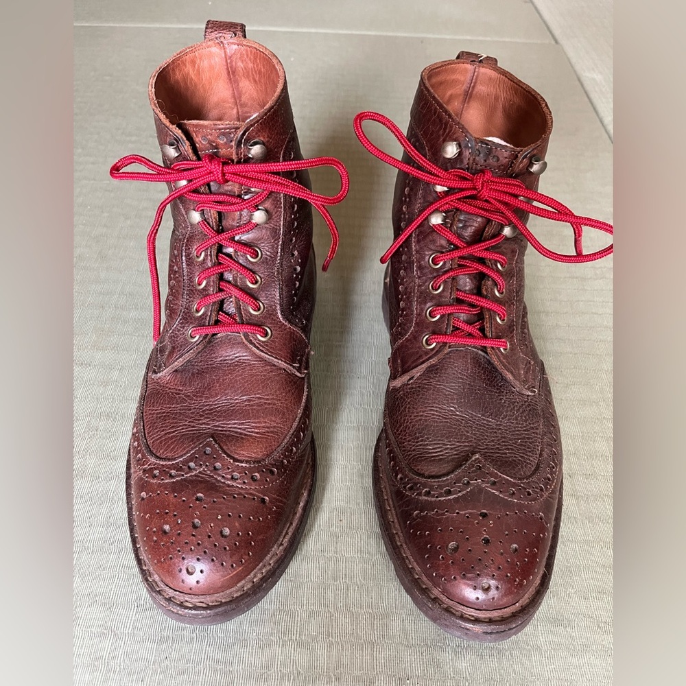 Allen Edmonds Oxford high tops Dress leather boots sz 9E